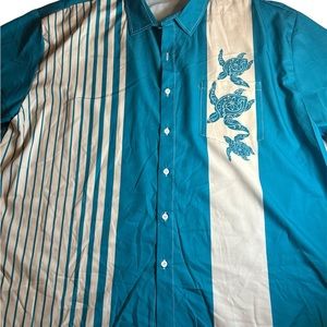Turquoise Turtle Shirt 3x
